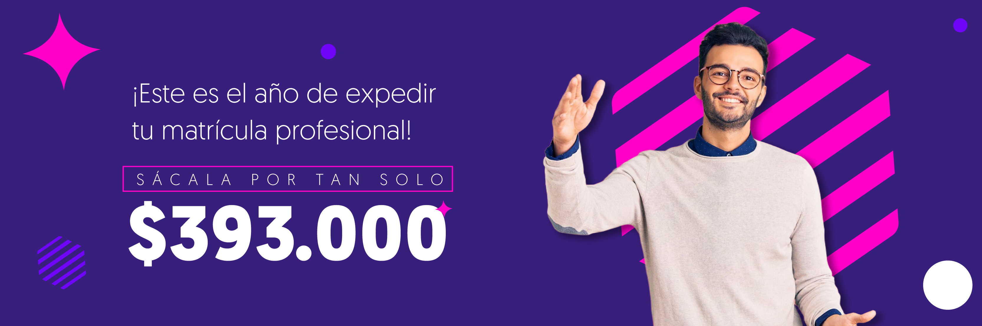 Expide tu tarjeta profesional en este año por 393.000 pesos y accede a beneficios exclusivos para ti 100% gratis